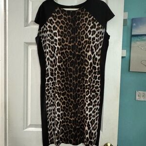 Eva Varro Animal Print Dress